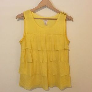 J Crew Silk Tiered Cami